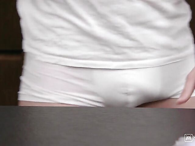 Standing anal from behind with stuck sexy girl Eden Ivy