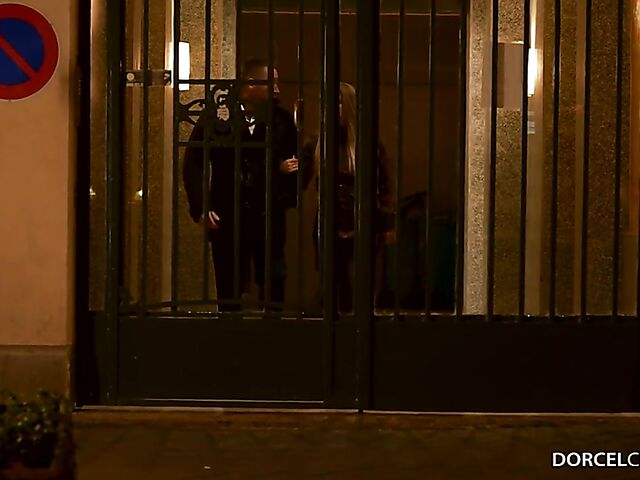 Lingerie and stockings threesome in the dark with gorgeous Clara Mia and Tiffany Leiddi