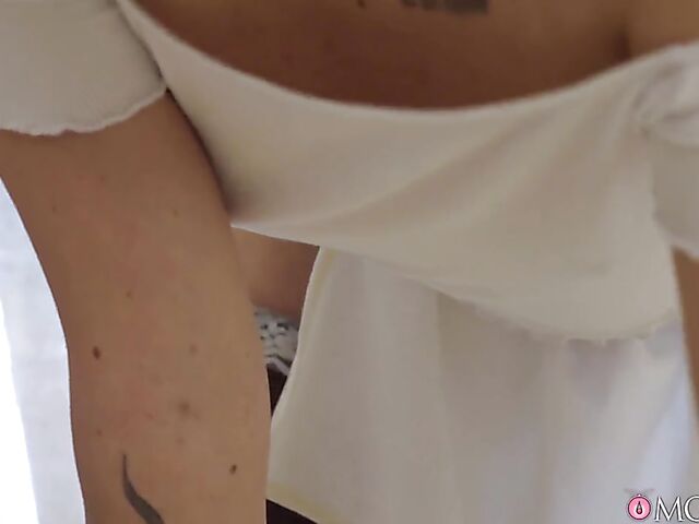 Crystal Swift & Alyson Thor - Maid lesbian domination session with kinky busty milf