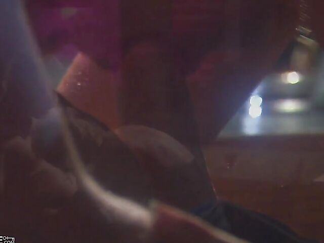 Bar fuck with sex-hungry blonde TJ Hart