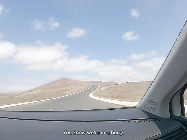 Miriam and Jorge's POV outdoor big tits fuck video