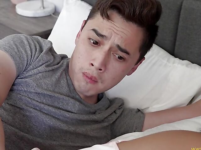 Busty latina MILF Demi Nova fucking her young stepson