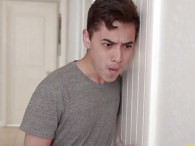 Busty latina MILF Demi Nova fucking her young stepson