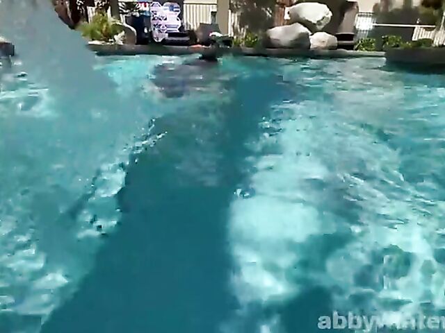 Hairy mermaid with big natural tits Lucy Q loves her sex toys