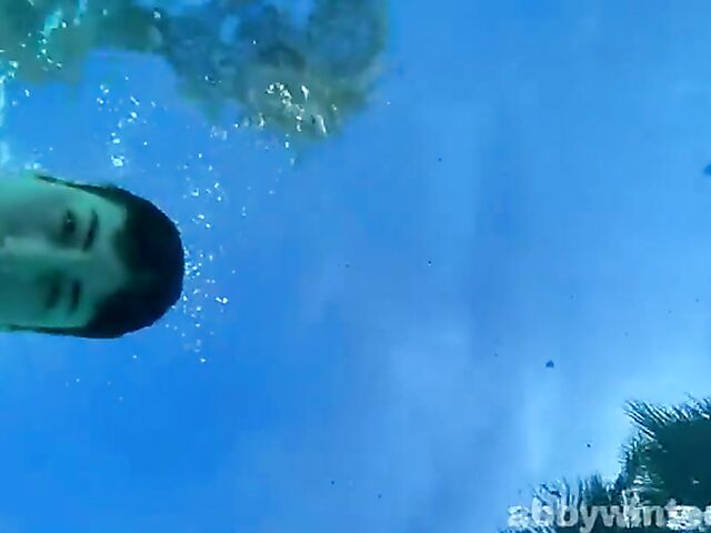 Hairy mermaid with big natural tits Lucy Q loves her sex toys