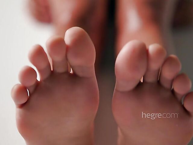 Erotic nude art solo with curly hair beauty Teti