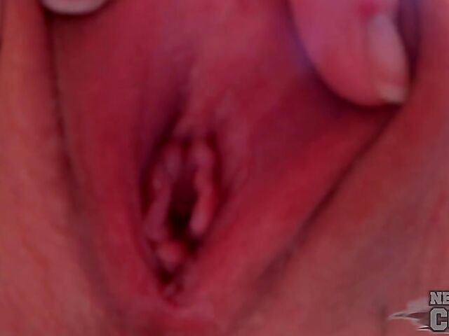 Open door dildo masturbation with blonde coed Ingrid