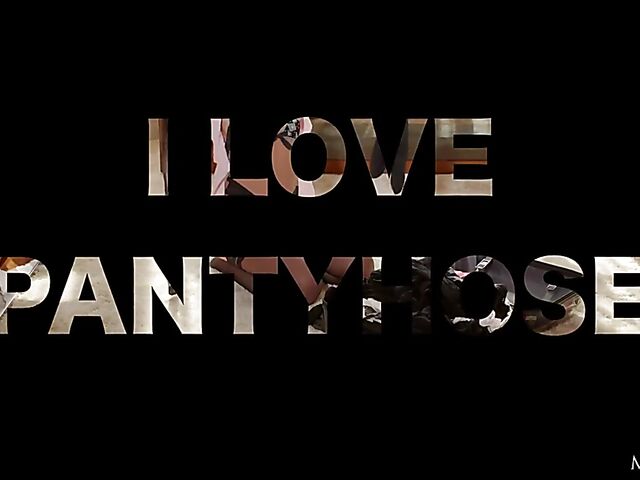 Pantyhose and stocking solo with elegant Zuzu Sweet