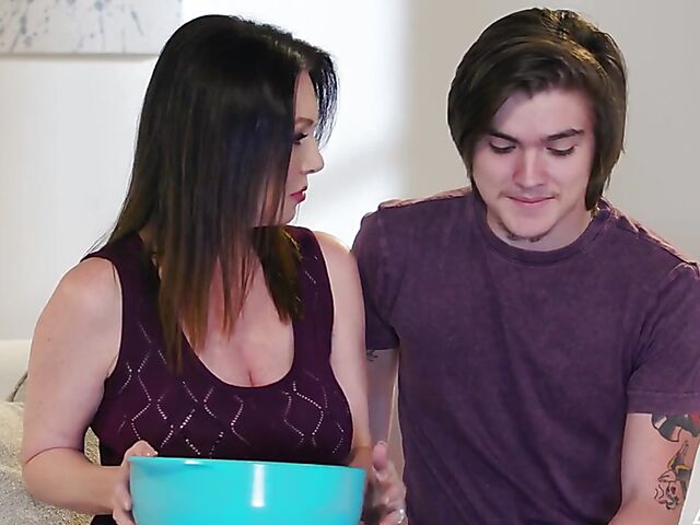 Watching movies with big tits mom RayVeness