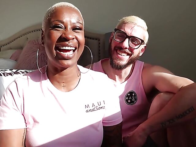 Luca and Veronika are an interracial couple on fire