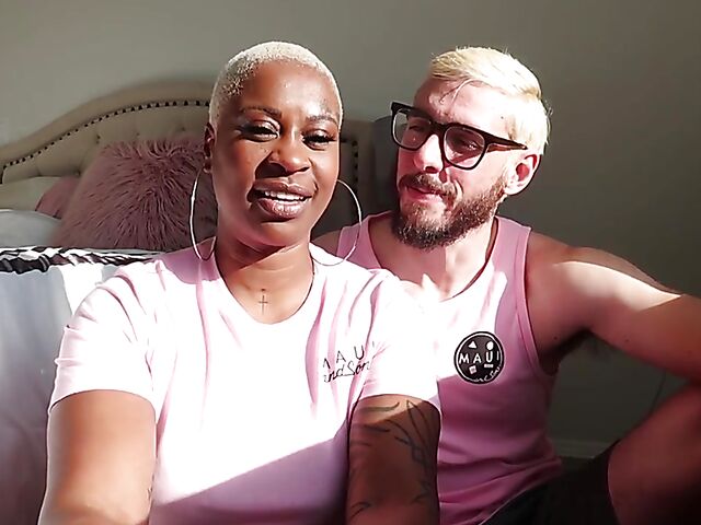 Luca and Veronika are an interracial couple on fire