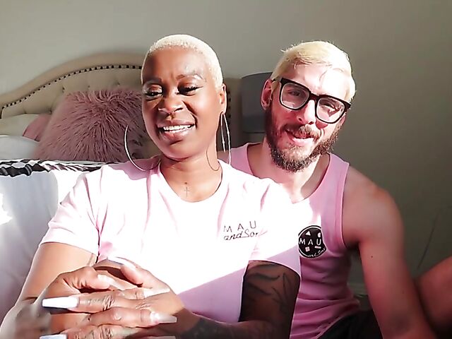 Luca and Veronika are an interracial couple on fire