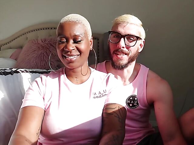 Luca and Veronika are an interracial couple on fire