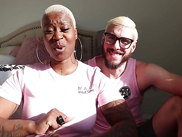 Luca and Veronika are an interracial couple on fire