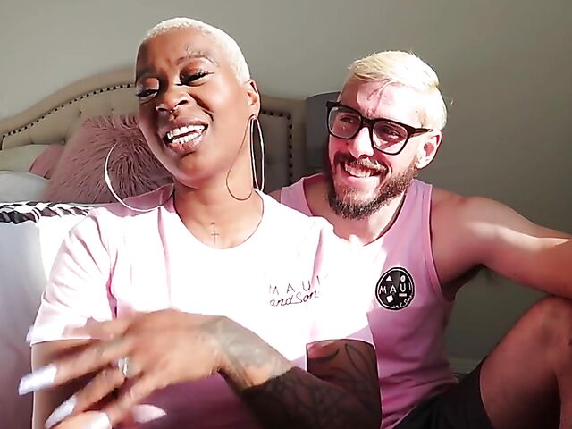 Luca and Veronika are an interracial couple on fire