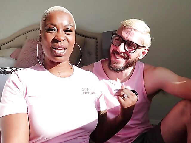 Luca and Veronika are an interracial couple on fire