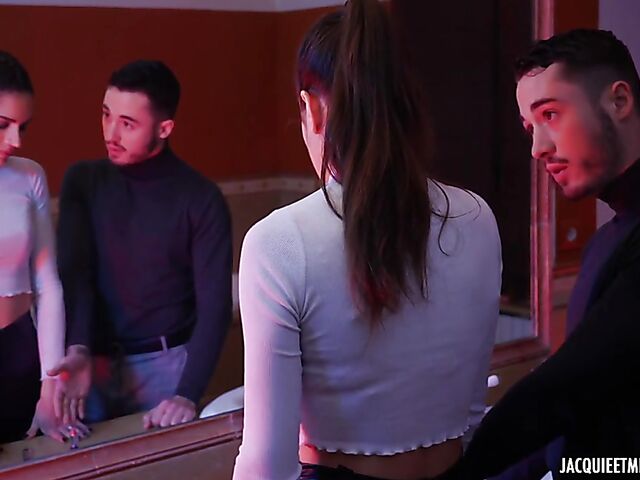 French anal in the bathroom with Candie Luciani aka Candie Toydoll