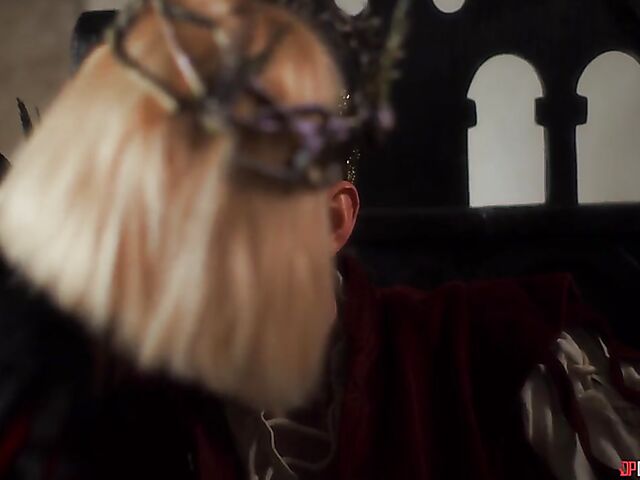 King Danny D fucks busty blonde mage Rebecca More with his big cock