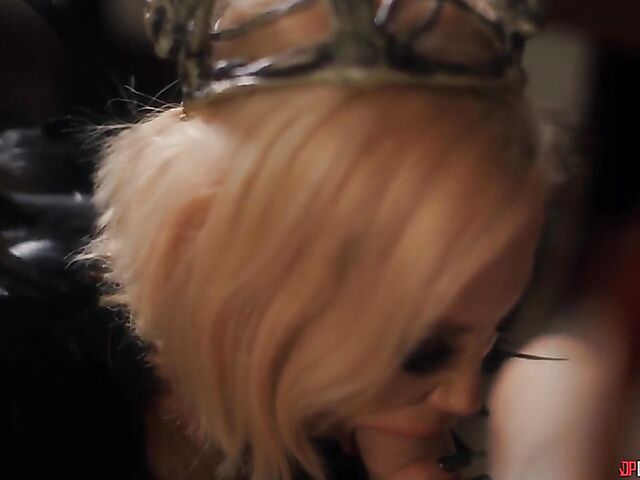 King Danny D fucks busty blonde mage Rebecca More with his big cock