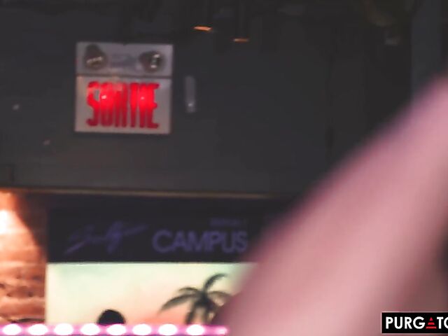 Lesbian bar sex with Sky Pierce and Shana Lane