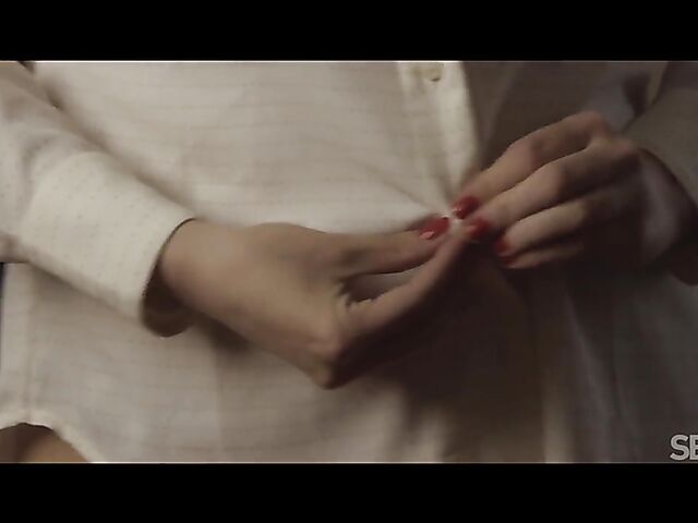 Sensual sex with natural tits babe Antonia Sainz