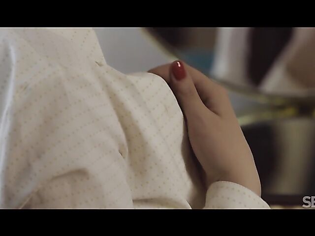 Sensual sex with natural tits babe Antonia Sainz