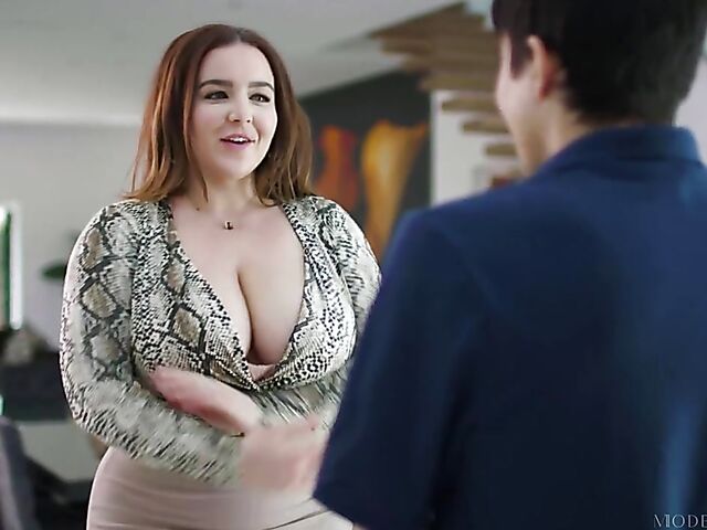 Ricky Spanish fucks his bully's busty mom Natasha Nice and loves her massive tits