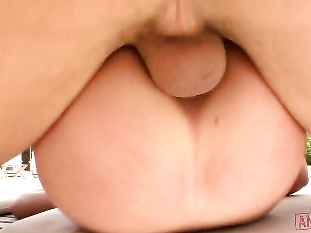 Outdoor anal hardcore fucking with young blonde Crystal Anne