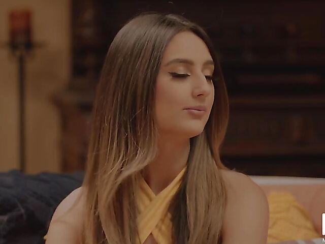 Lesbian foursome party with Spencer Bradley, Lexi Luna, Eliza Ibarra, and Sophia Burns