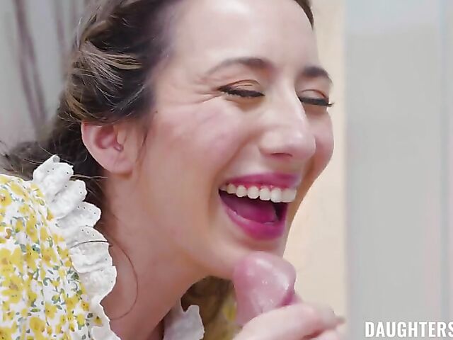 Spa day with stepdads and group massage sex with naughty daughters Freya von Doom and Sweet Sophia