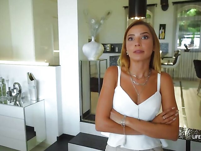 POV FFM sex with Agatha Vega and Simon Kitty