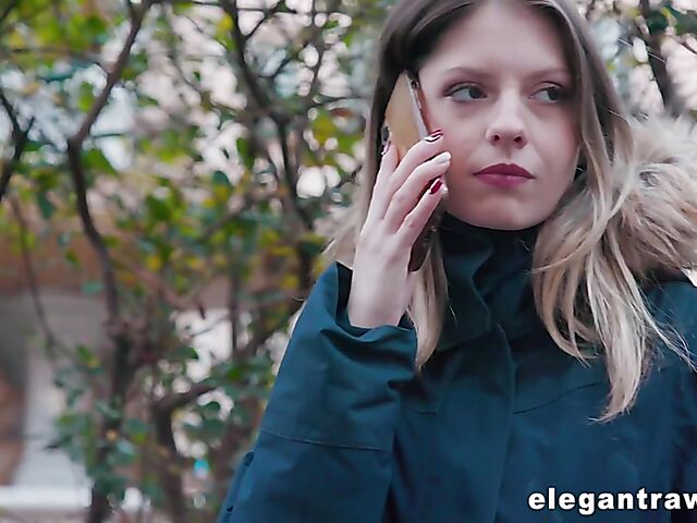 Skinny lesbian girls Alba Lala and Rebecca Volpetti try new toys