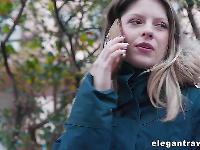 Skinny lesbian girls Alba Lala and Rebecca Volpetti try new toys