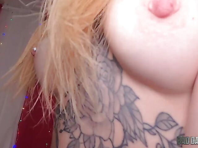 POV sex with alternative daddy's girl Sage Fox