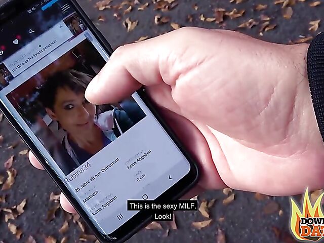 Fuck date in the park with short haired mature slut Rubina