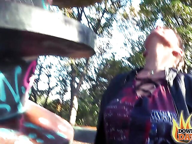 Fuck date in the park with short haired mature slut Rubina