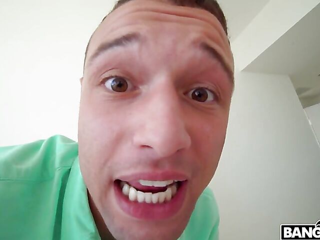 Luna Mills - Big tits asian maid anal with Johnny Love