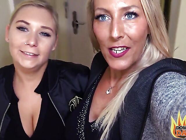 German lesbian milfs Lana Vegas and Lena Nitro want you to watch