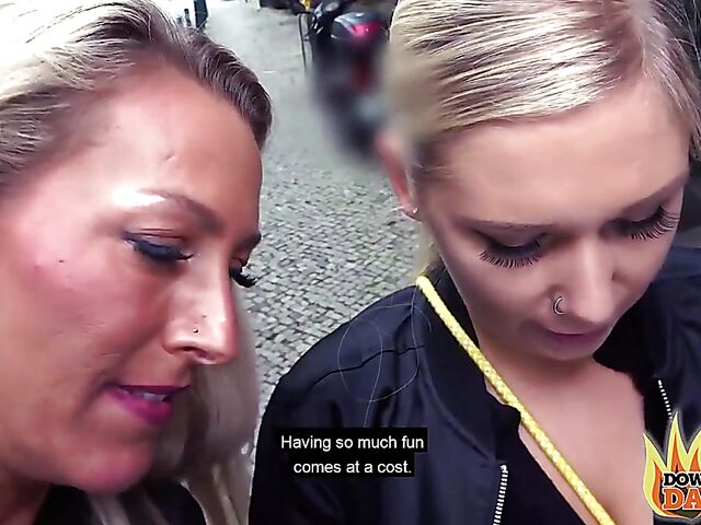 German lesbian milfs Lana Vegas and Lena Nitro want you to watch