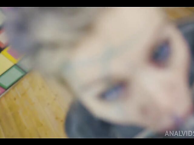 Totally tattooed anal POV style with inked freak Anuskatzz