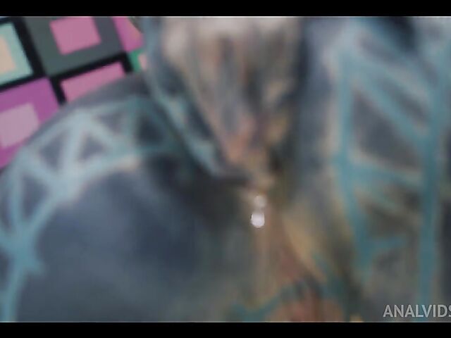 Totally tattooed anal POV style with inked freak Anuskatzz