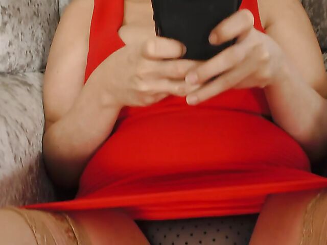 Dani - Natural busty milf solo with her dildo