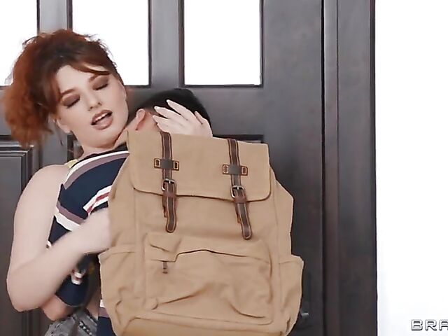 Milf and young threesome with busty Annabel Redd and Charli Phoenix