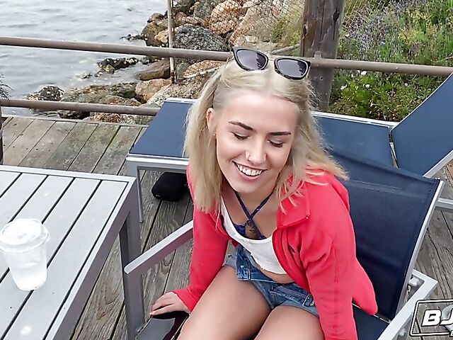 Chanel Camryn - Pretty blonde blowjob and rimjob scene