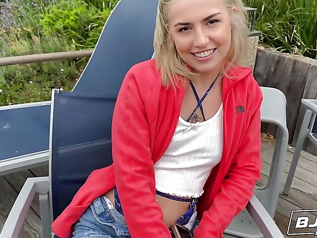 Chanel Camryn - Pretty blonde blowjob and rimjob scene