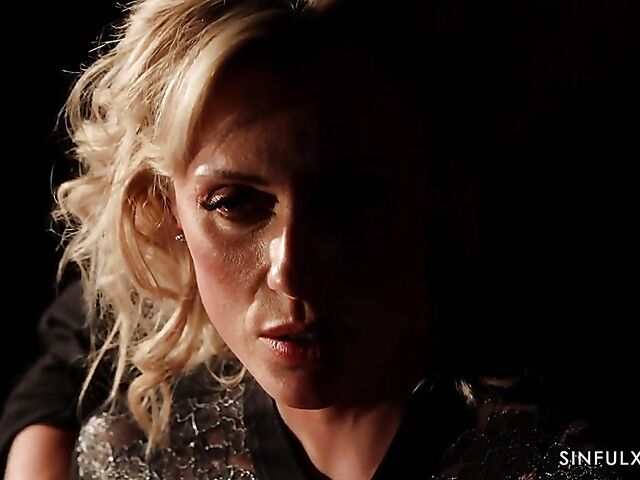 Passionate fuck session in the dark with Czech MILF Brittany Bardot