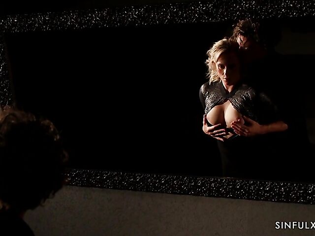 Passionate fuck session in the dark with Czech MILF Brittany Bardot