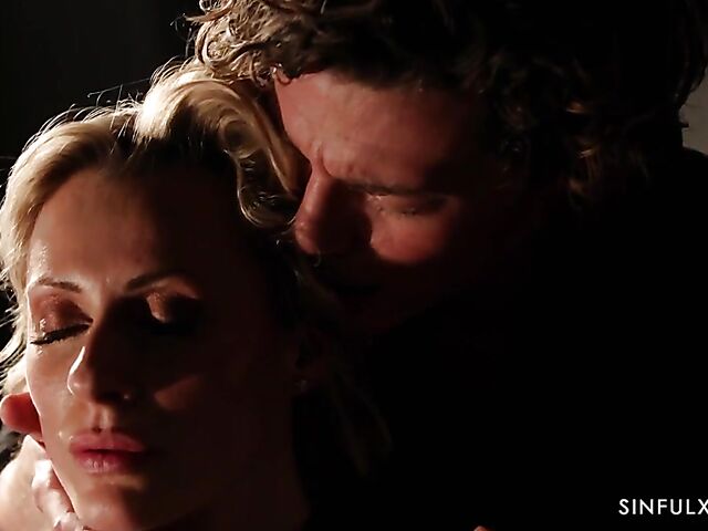 Passionate fuck session in the dark with Czech MILF Brittany Bardot