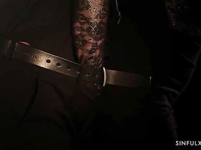 Passionate fuck session in the dark with Czech MILF Brittany Bardot