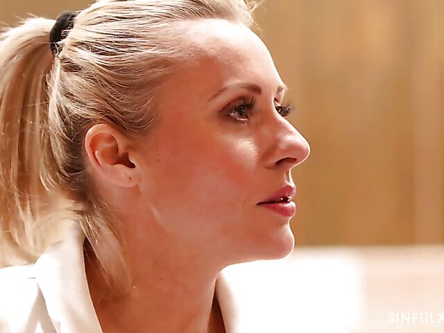 Passionate fuck session in the dark with Czech MILF Brittany Bardot